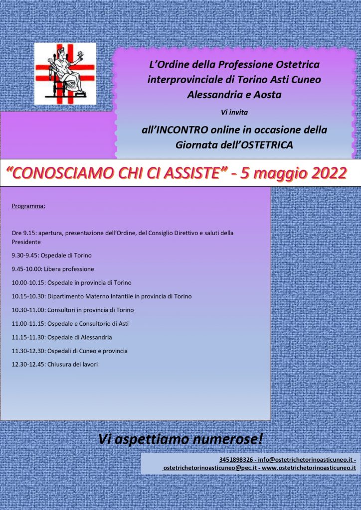 Clicca per accedere all'articolo Giornata internazionale dell’Ostetrica: 5 maggio 2022